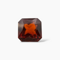 Natural Hessonite Garnet  Stone 5 Carats Asscher Shape  ( 9 mm )
