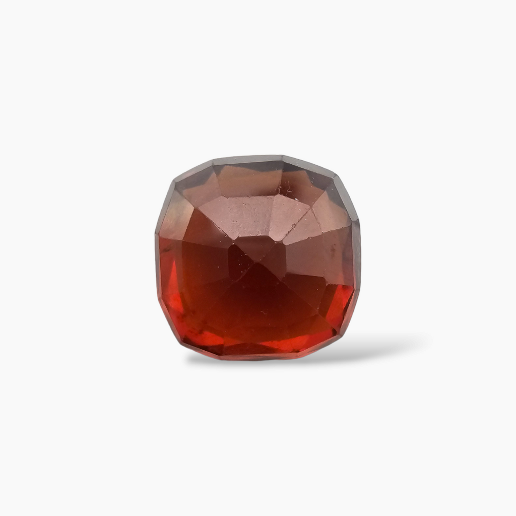 Natural Hessonite Garnet  Stone 6.18 Carats Cushion Shape  ( 10.5 mm )