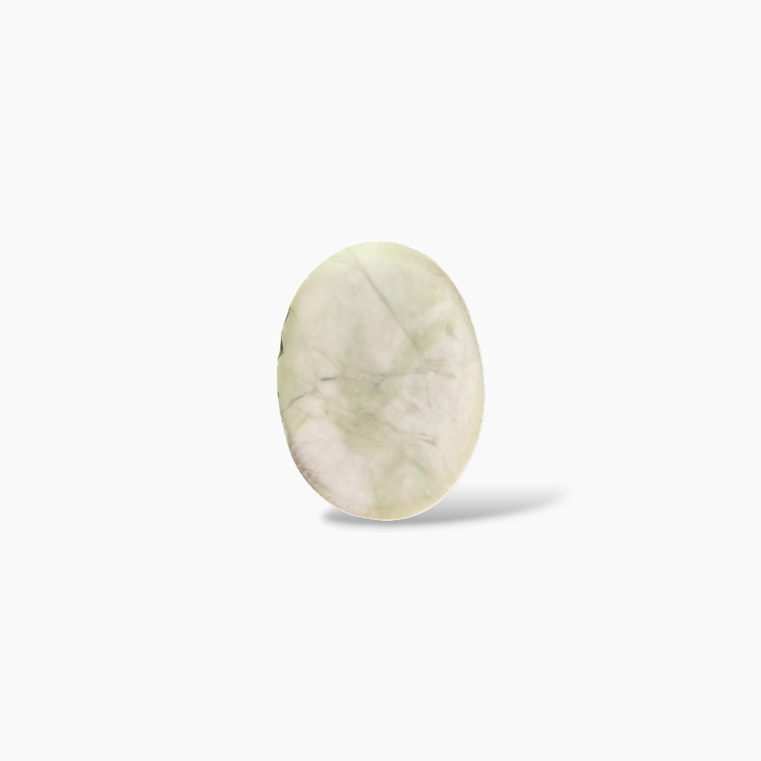 Natural Howlite Stone 25.55 Carats Oval Cabochon Shape  ( 20x15 mm )