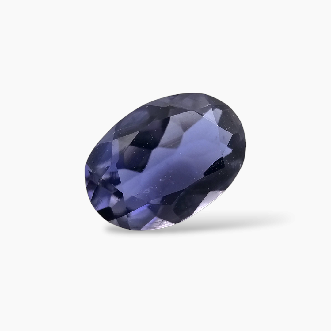 Natural Iolite Stone 0.93 Carats Oval Cut (8x4 mm)