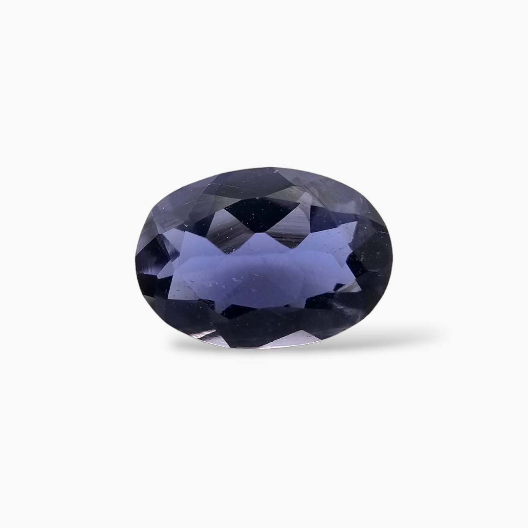 Natural Iolite Stone 0.93 Carats Oval Cut (8x4 mm)
