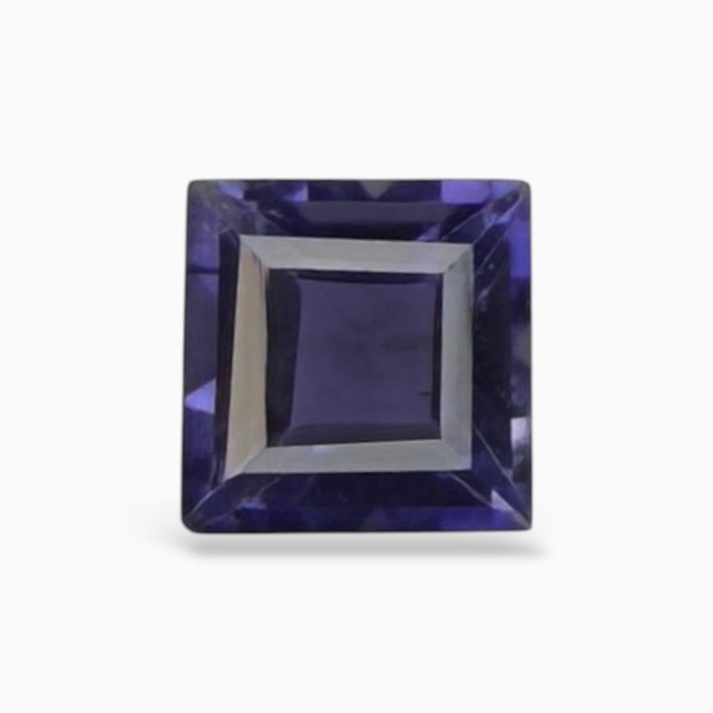 Natural Iolite Stone Princess 0.65 Carats 5x5 mm