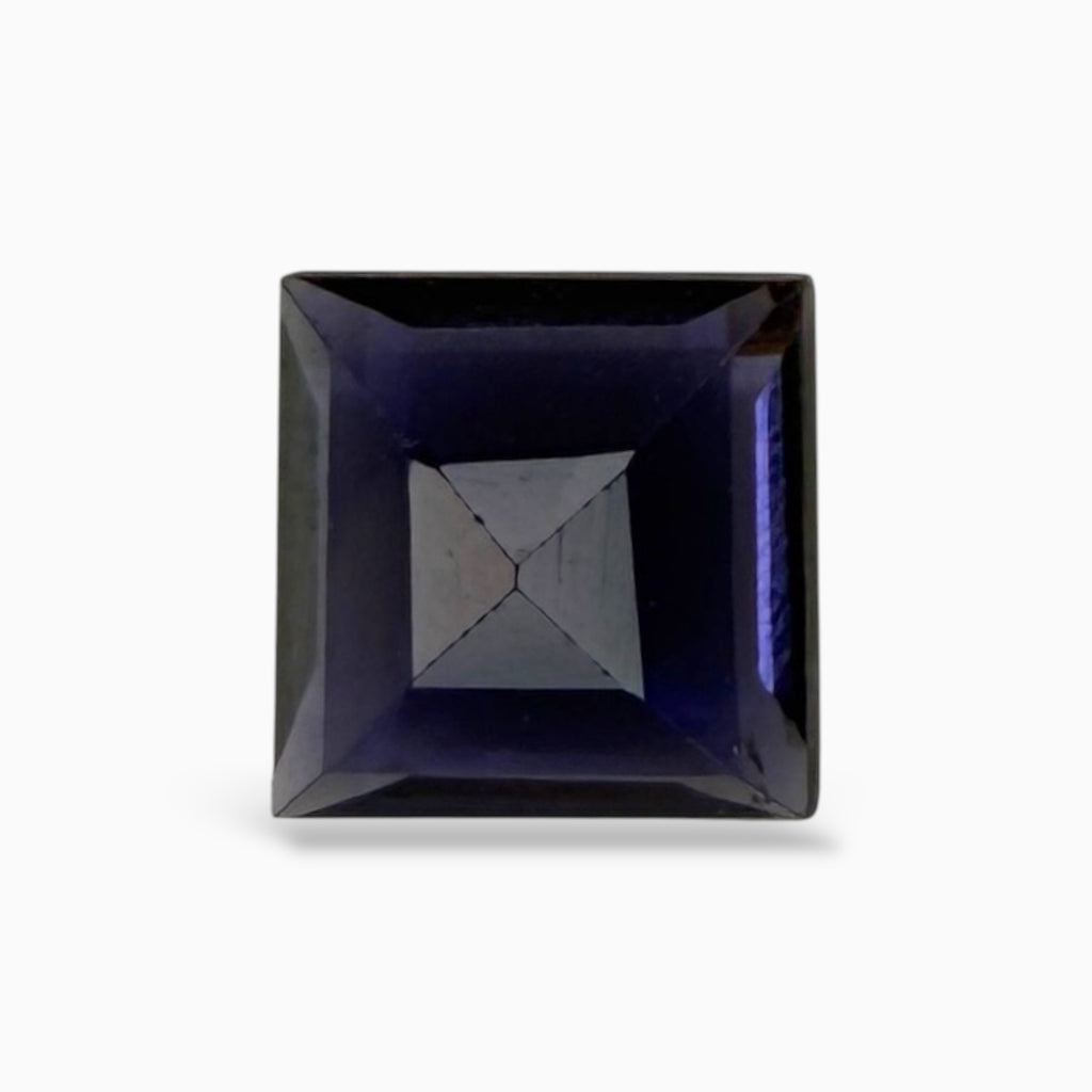 Natural Iolite Stone Princess 0.65 Carats 5x5 mm