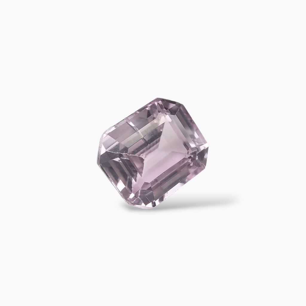 Natural Kunzite Stone 5.58 Carats in Emerald Shape from Africa