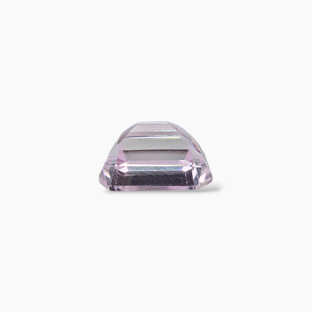 Natural Kunzite Stone 6.76 Carats 11 by 9 MM in Emerald Cut Shape