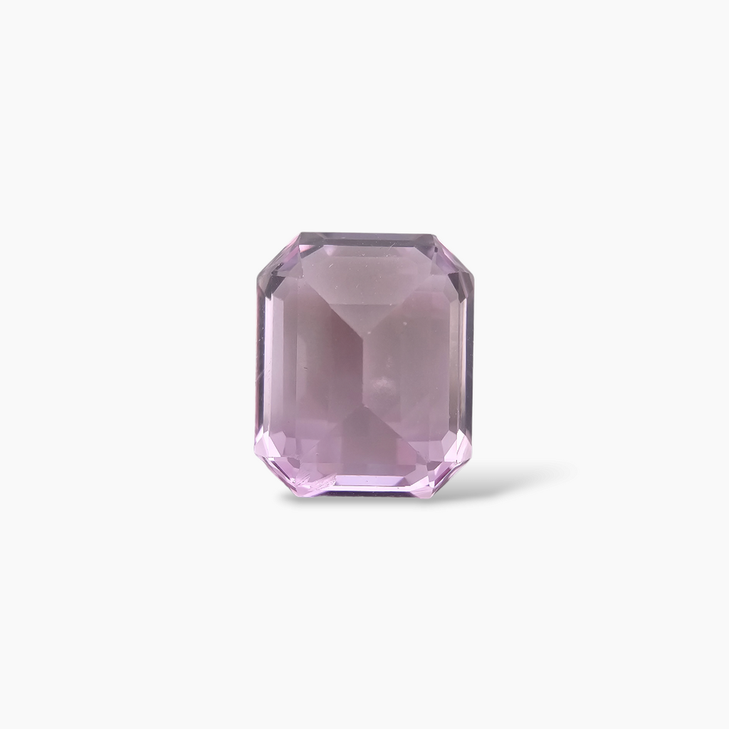 Natural Kunzite Stone 8.43 Carats in Emerald Cut from Africa 12 by 10 MM