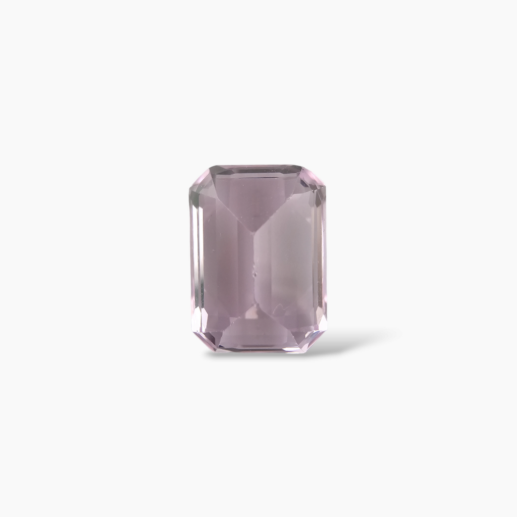 Natural Kunzite Stone in Pink Color 7.58 Carats in Emerald Cut