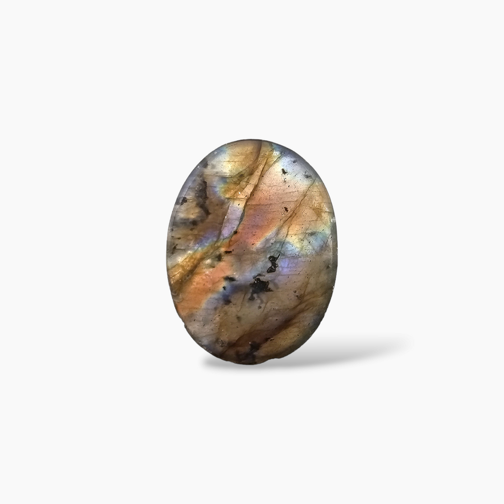 Natural Labradorite 14.6 Carats Oval Cabochon Shape ( 23.5X18 mm )razagems.com