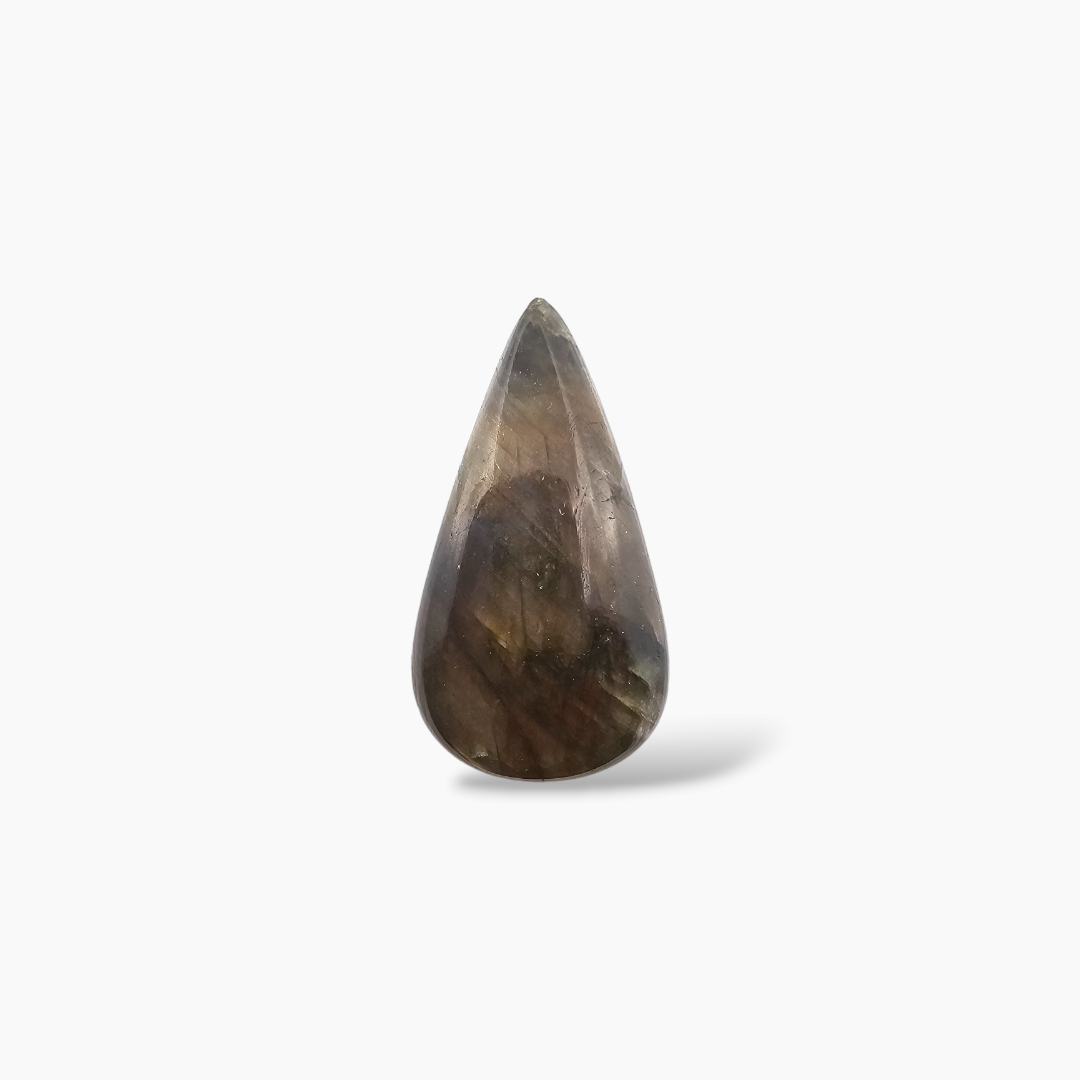 Natural Labradorite 18.41 Carats Pear Cabochon Shape ( 28x15 mm )