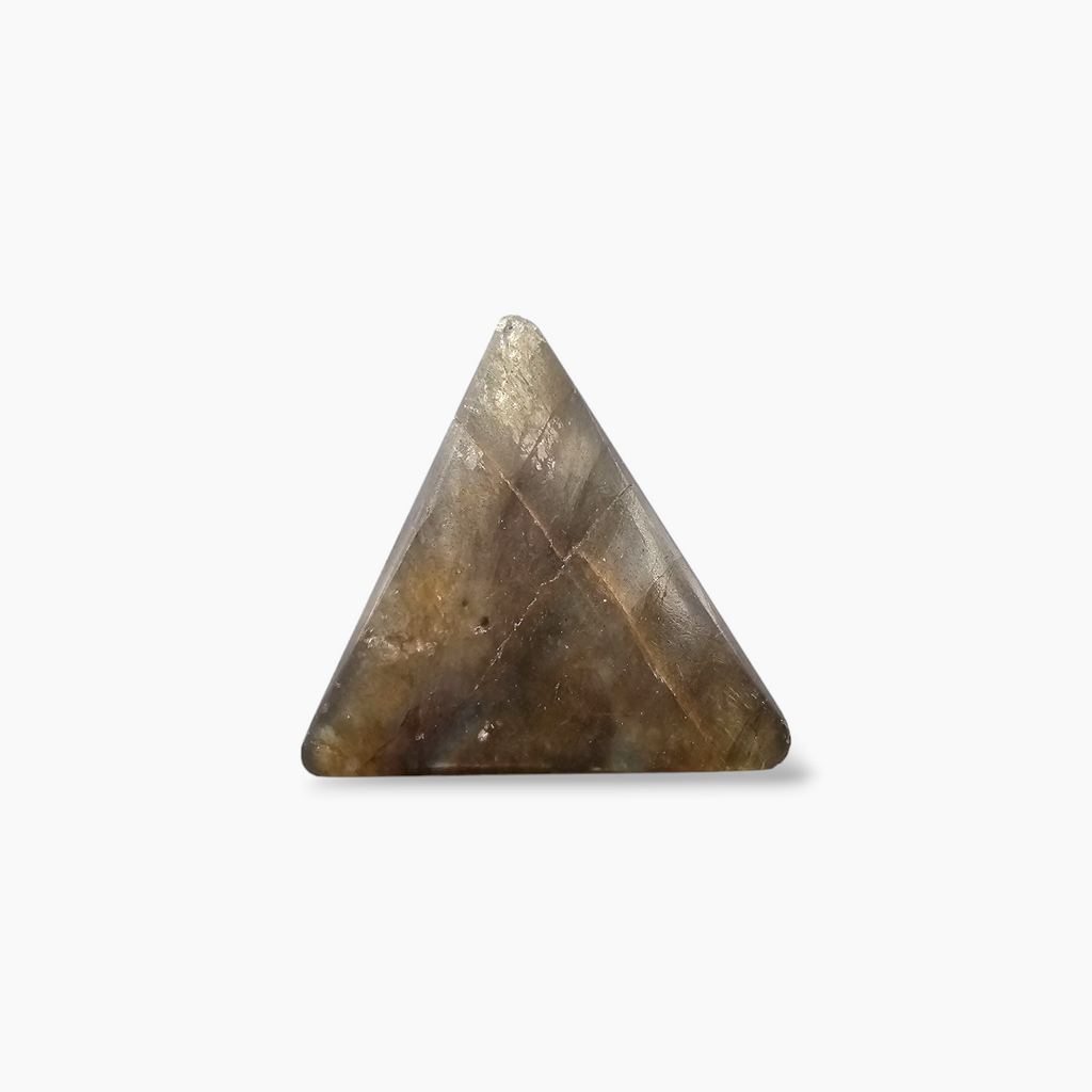 Natural Labradorite 23.8 Carats Trilliant Cabochon Shape ( 22 mm )