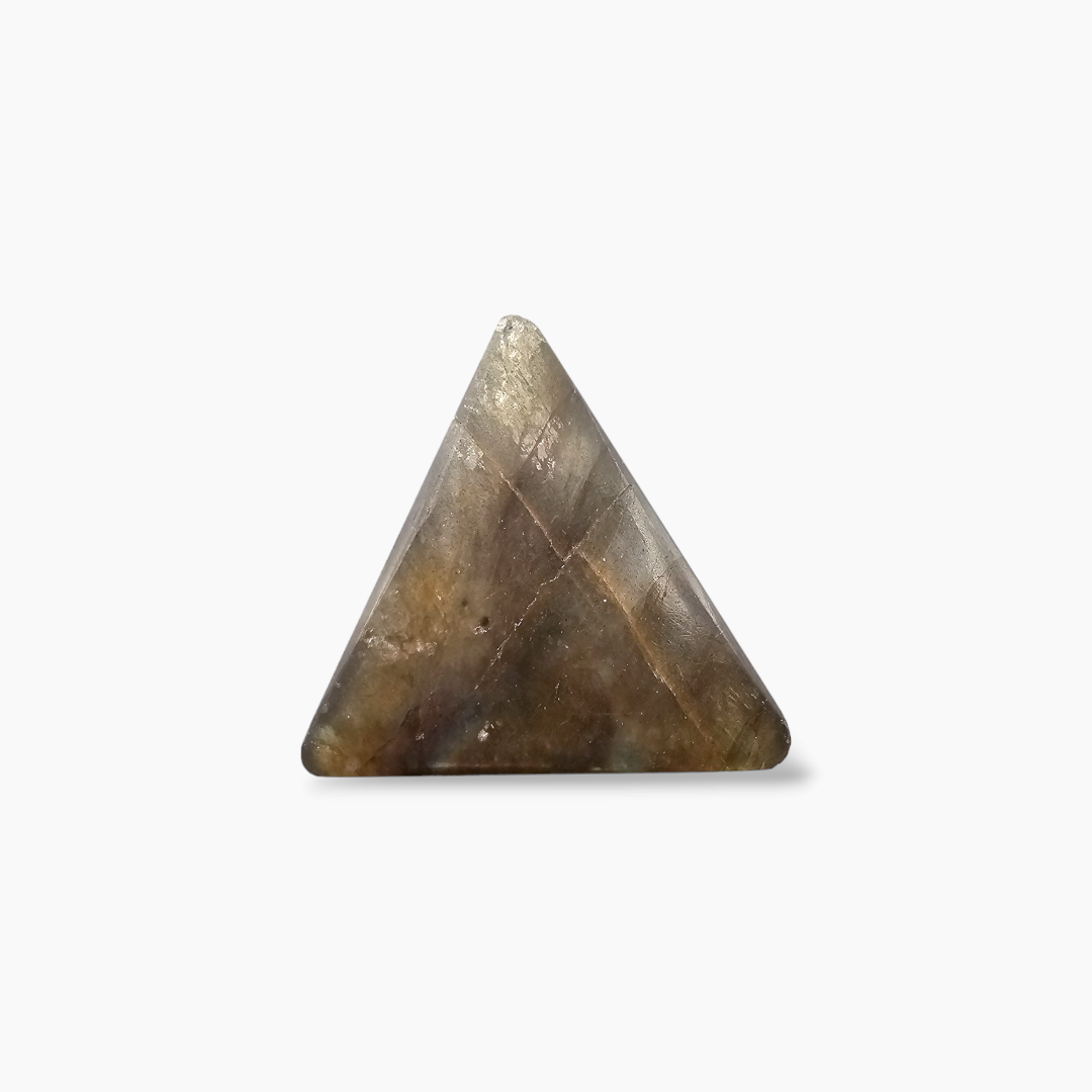 Natural Labradorite 23.8 Carats Trilliant Cabochon Shape ( 22 mm )