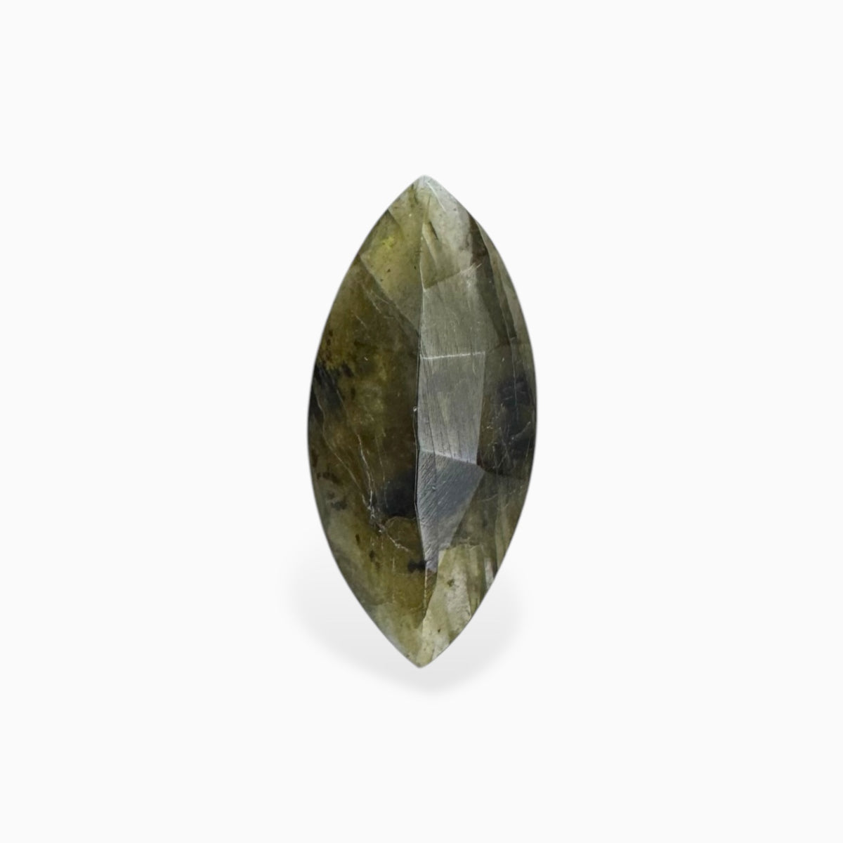 Natural Labradorite Stone Marquise Cut 2.79 Carats 16.7 X 7.9 mm