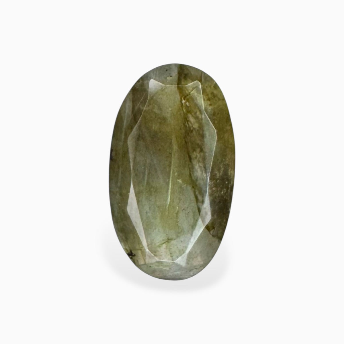 Natural Labradorite Stone Oval 4.34 Carats 16 X 9.4 mm