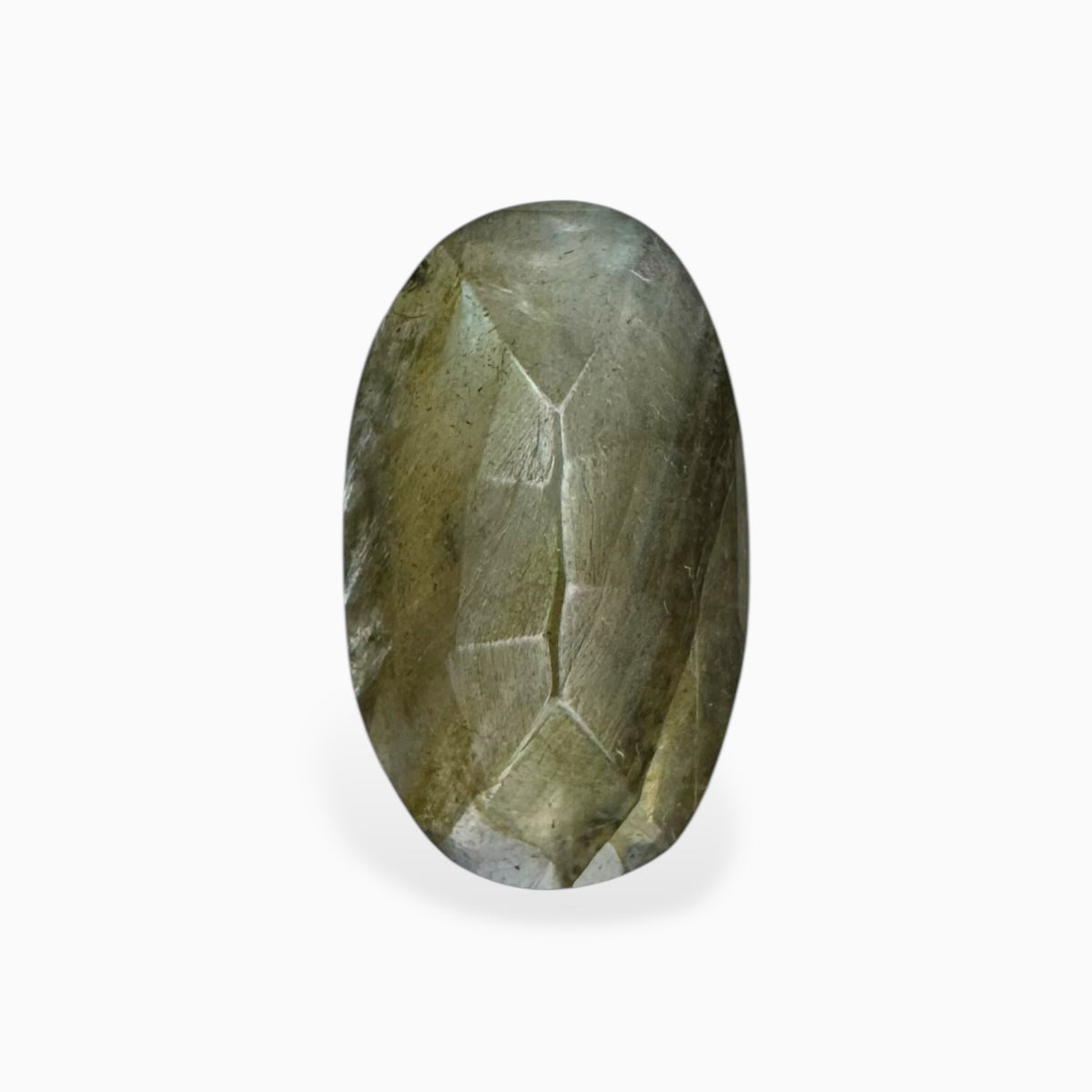 Natural Labradorite Stone Oval 4.34 Carats 16 X 9.4 mm