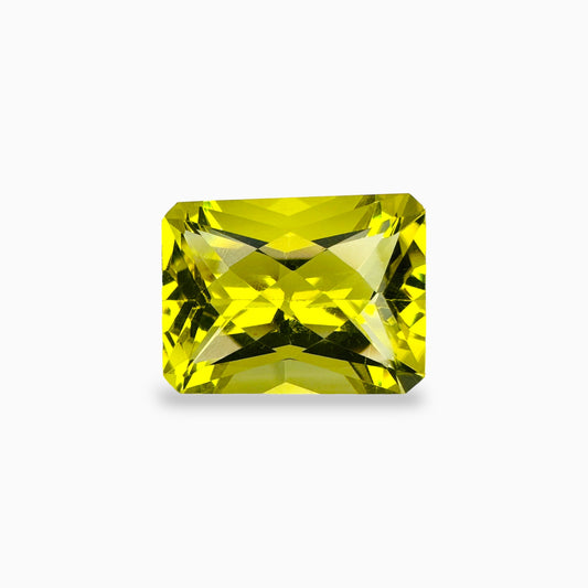 Natural Lemon Topaz Emerald Fancy Cut 24.02 Carats (20x15 mm)