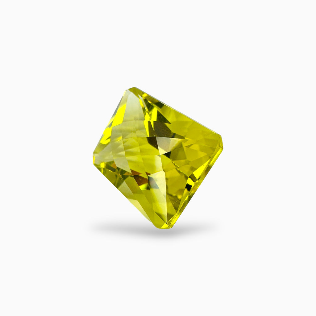 Natural Lemon Topaz Emerald Fancy Cut 24.02 Carats (20x15 mm)