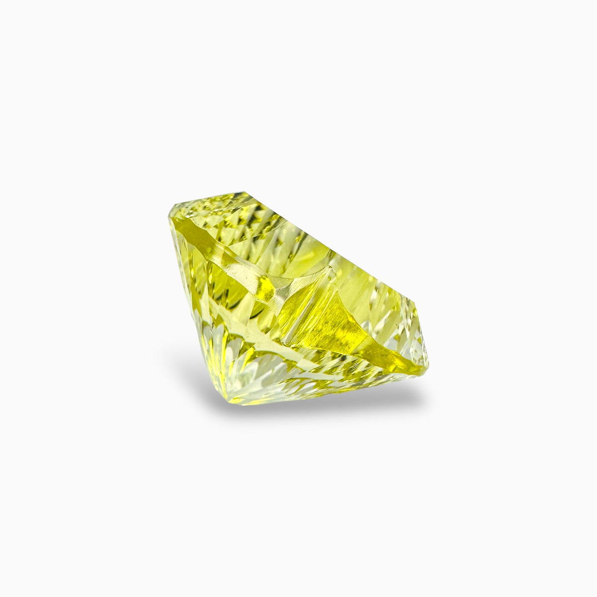 Natural Lemon Topaz Heart Fancy Lazer Cut 31.95 Carats (22x21 mm)