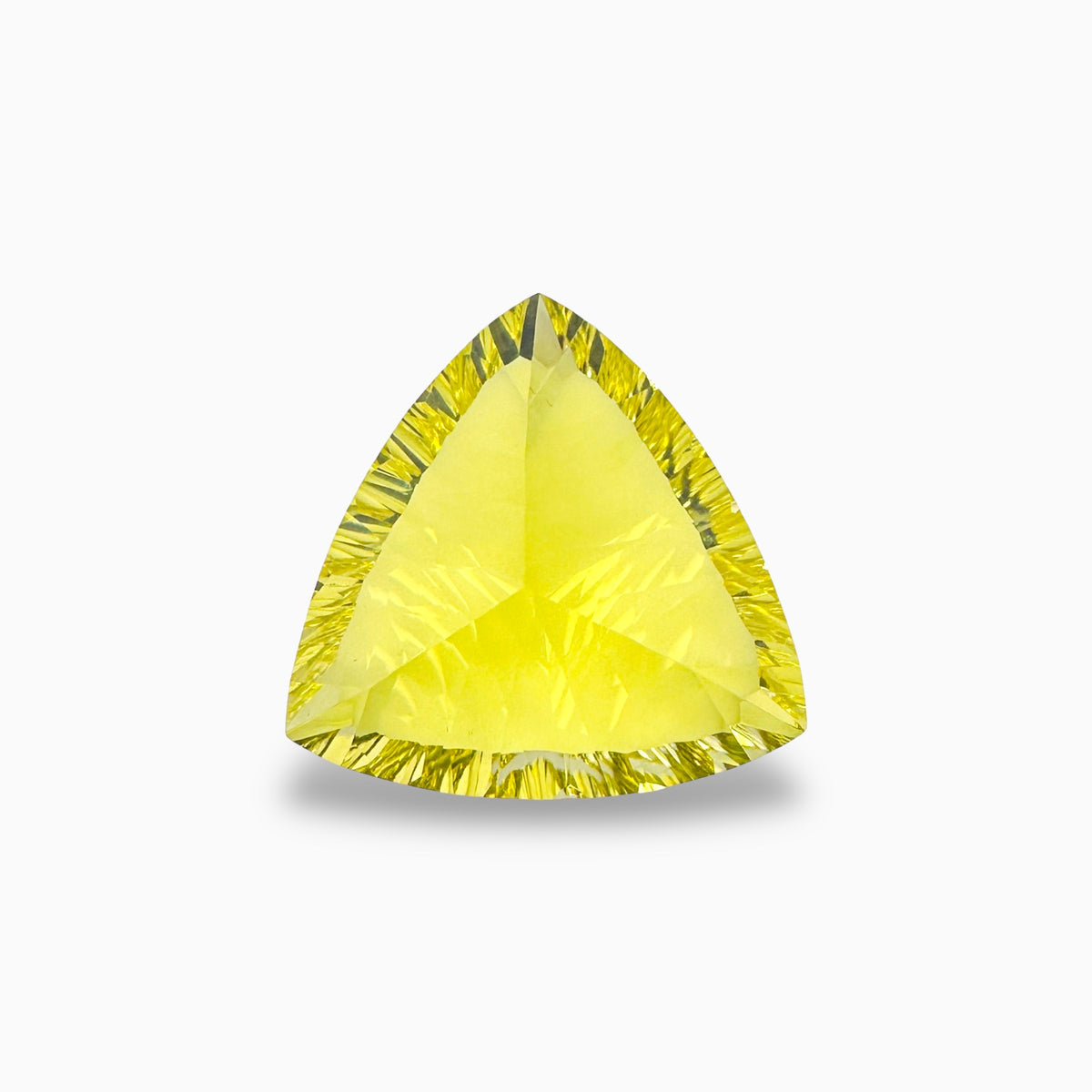 Natural Lemon Topaz Trilliant  Fancy Lazer Cut 31.83 Carats