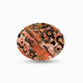 Natural Leopard Skin Jasper Stone Oval Shape