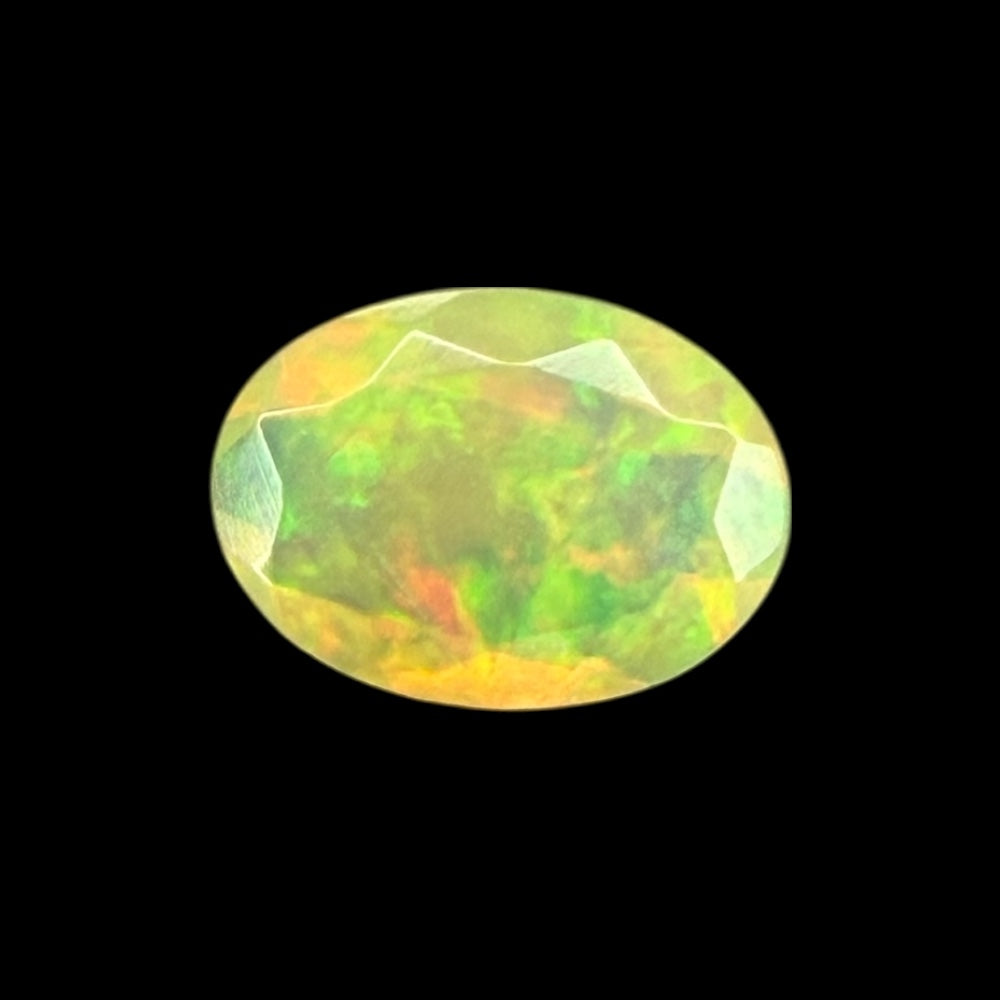 Natural LightYellow Ethiopian Opal Stone 0.49 Carats Oval Cabochon Shape 7 x 5 mm