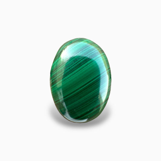 Natural Malachite Stone Oval Cabochon 23.69 Carats top Quality