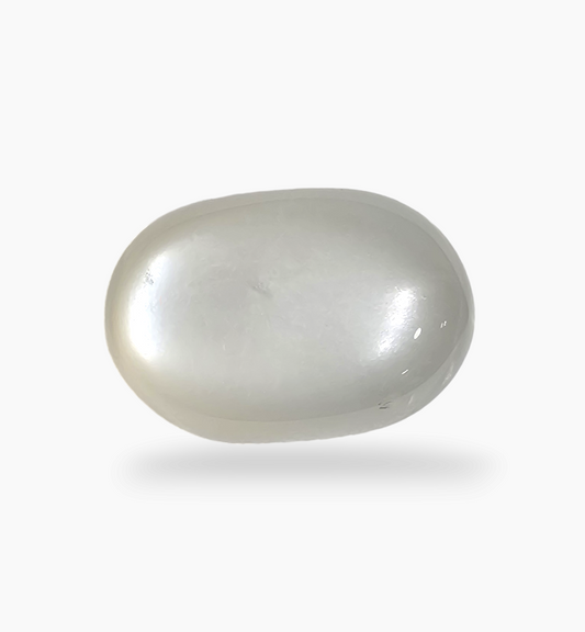 Natural Milky Moonstone Gemstone 11.71 Carats Oval Cabochon Shape ( 17.8x12mm)