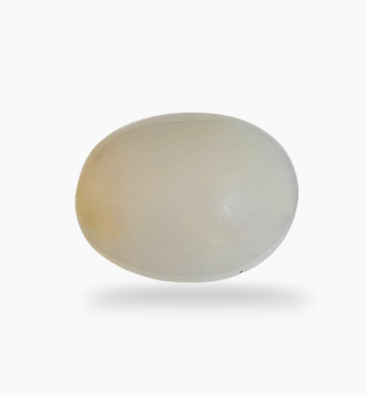 Natural Milky Moonstone Gemstone 13.83 Carats Oval Cabochon Shape 18.5x14.5mm