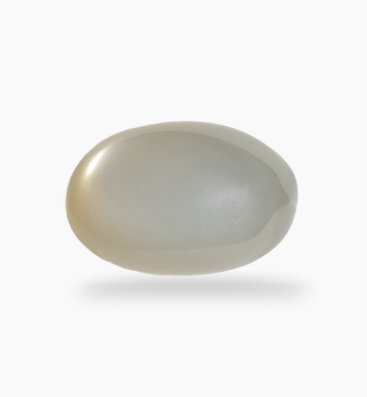 Natural Milky Moonstone Gemstone 14.47 Carats Oval Cabochon Shape ( 19x12.7mm)