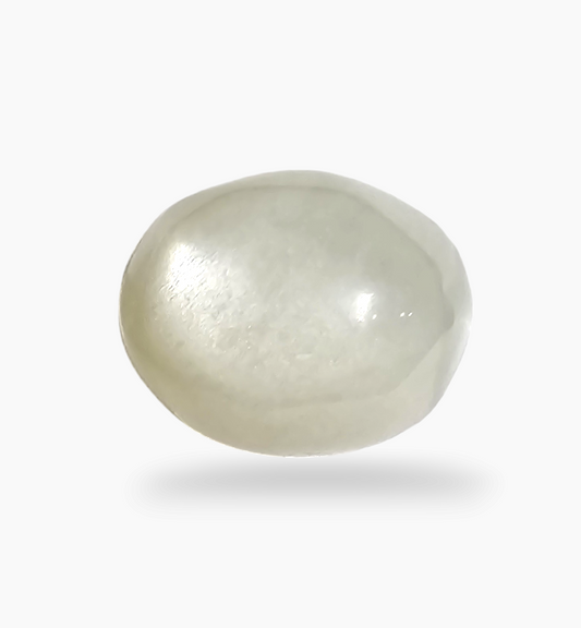 Natural Milky Moonstone Gemstone 19.88 Carats Oval Cabochon Shape 17.5x14.2mm