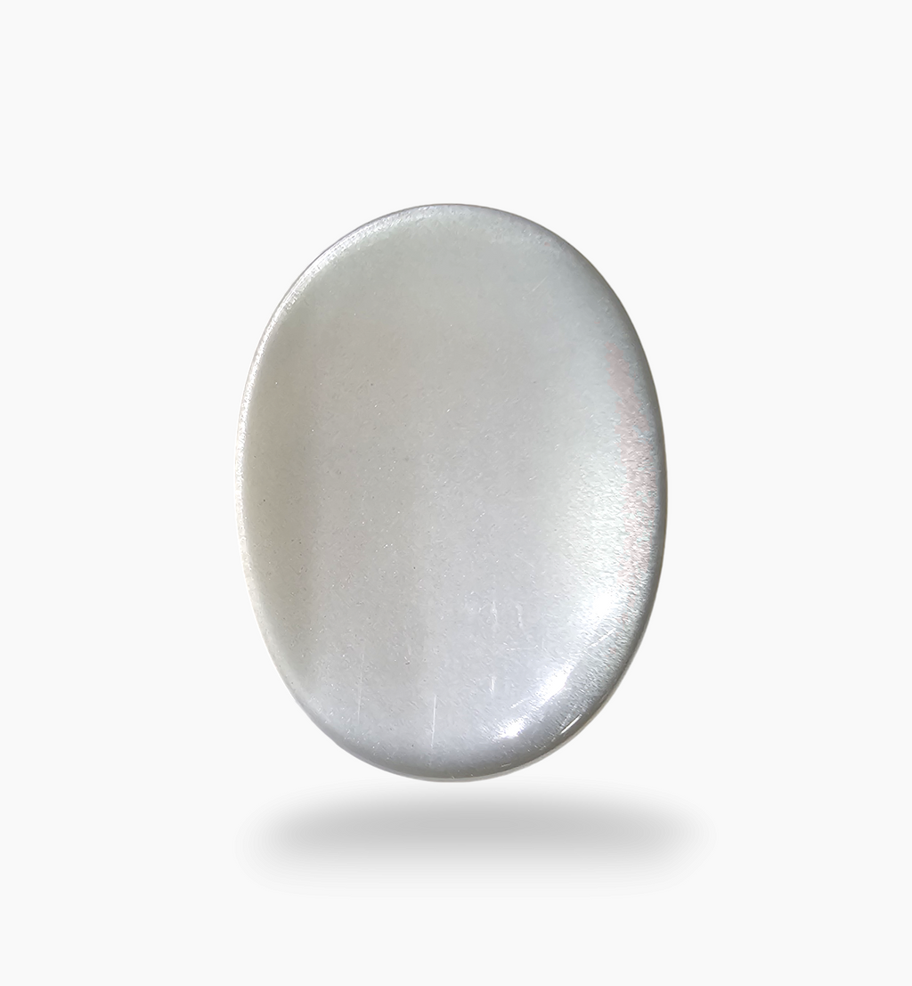Natural Milky Moonstone Gemstone 36.26ct  Carats Oval Cabochon Shape ( 26x19.6mm )