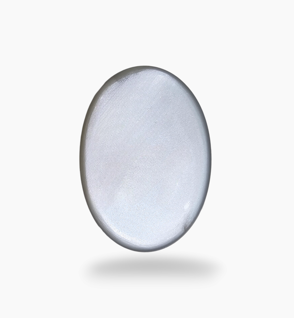 Natural Milky Moonstone Gemstone 53.80 Carats Oval Cabochon Shape ( 33x22mm)