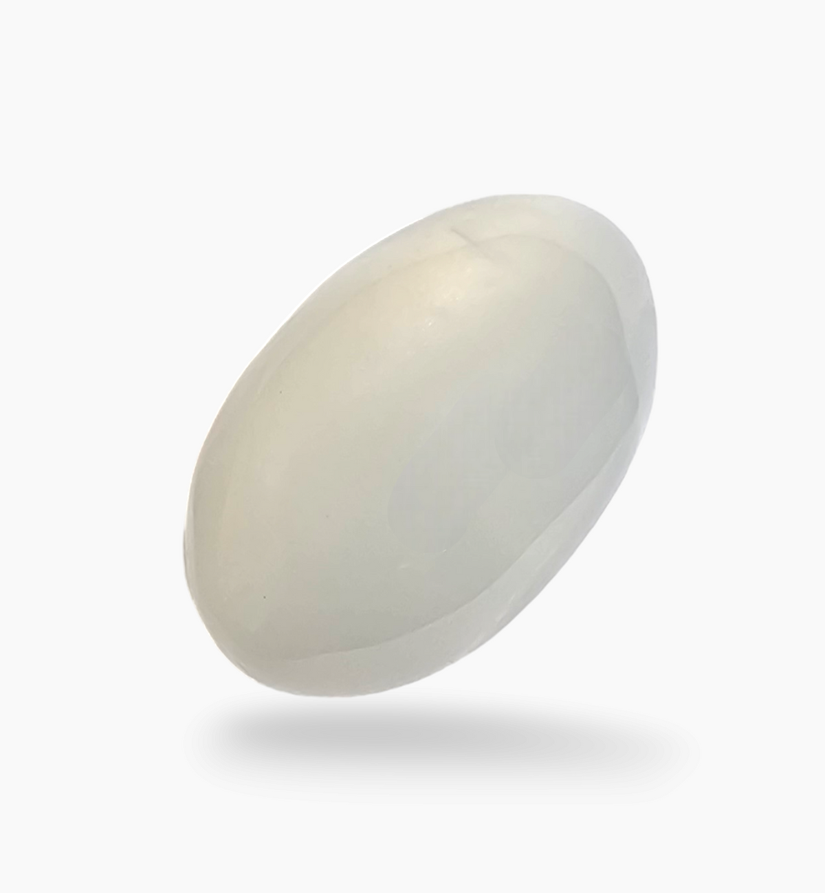 Natural Milky Moonstone Gemstone 7.24 Carats Oval Cabochon Shape 16x10mm