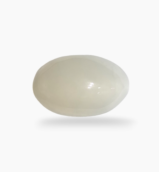 Natural Milky Moonstone Gemstone 7.24 Carats Oval Cabochon Shape 16x10mm