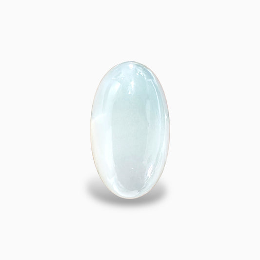 Natural Milky White Moonstone Oval Cabochon 53.09 Carats