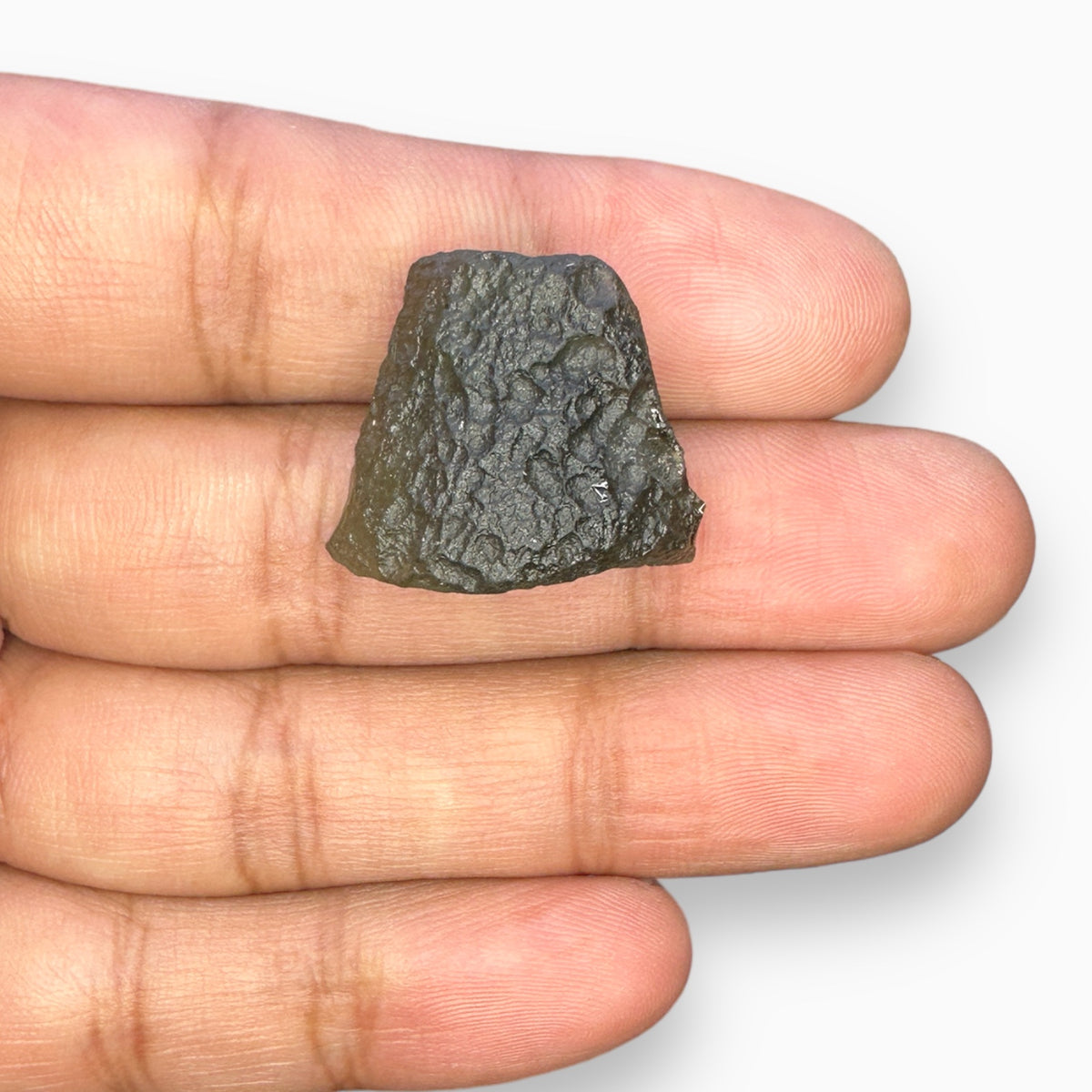 Natural Moldavite 24.90 Carats Rough Shape