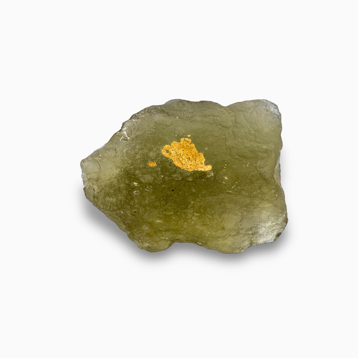 Natural Moldavite Rough Stone 530.84 Carats