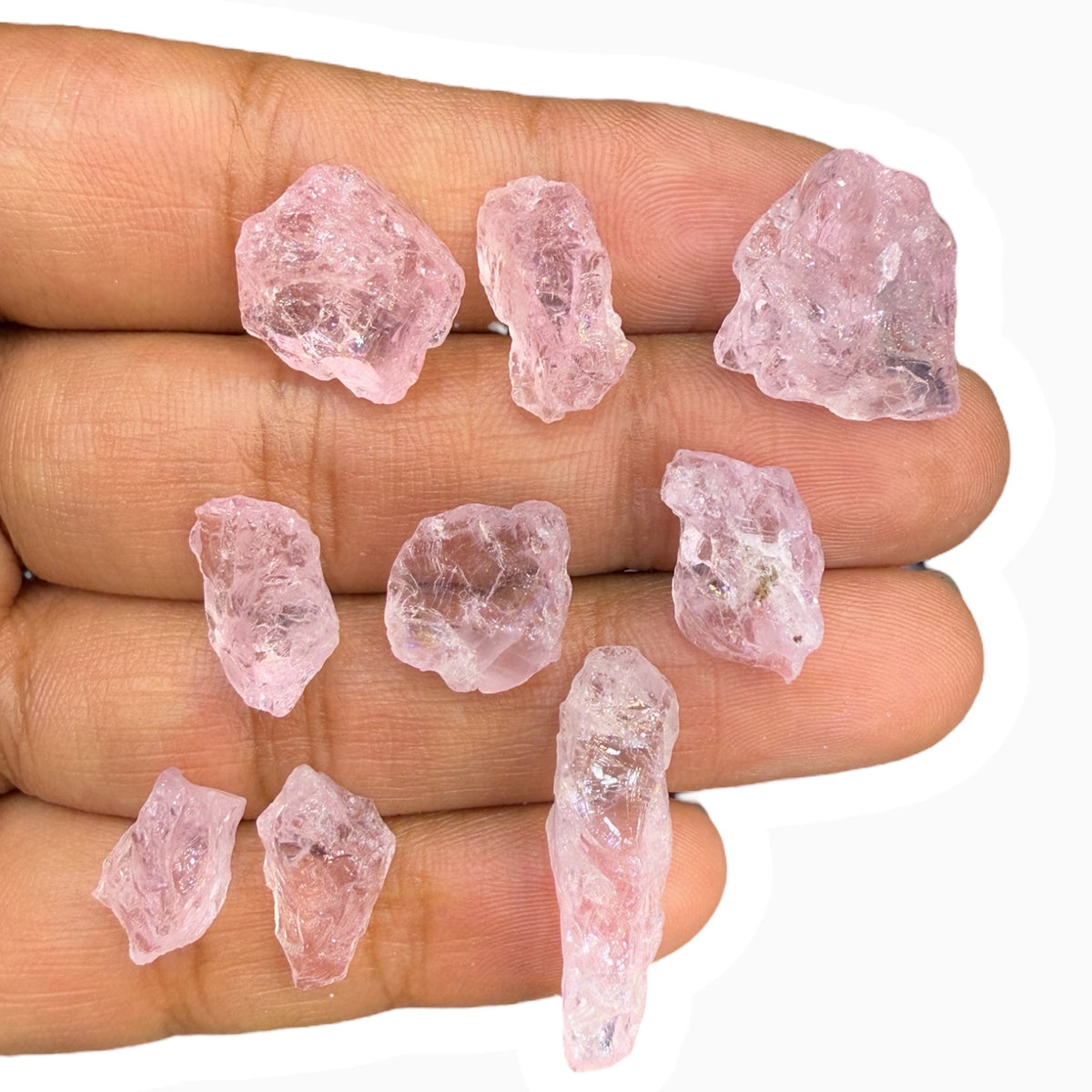 Natural Morgonite Rough or Raw Stone From 3 - 20 Carats Africa Price Per Carats
