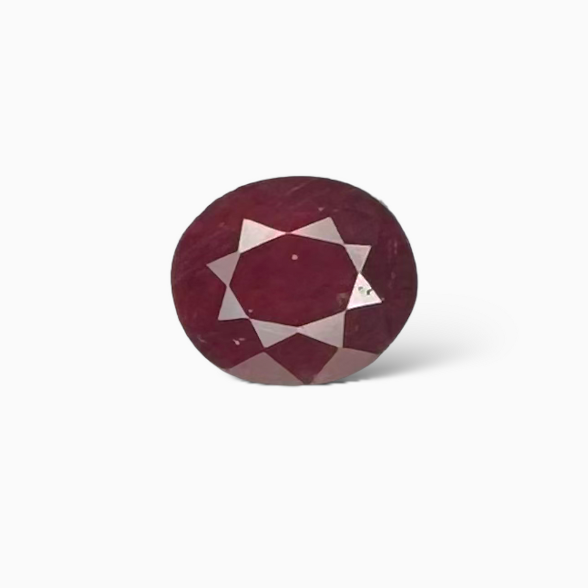 Natural Mozambique Ruby Manik  Oval 1.35 carat , 7.3x6.1 mm