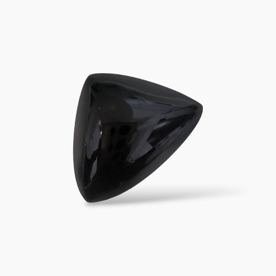 Natural Obsidian  Stone 17.8 Carats Trilliant Shape  ( 17 mm )