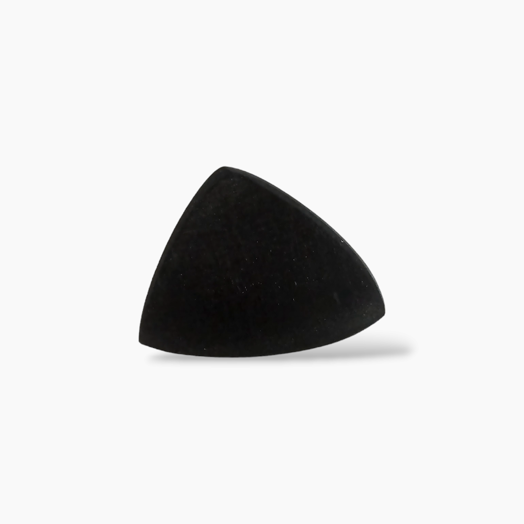 Natural Obsidian  Stone 17.8 Carats Trilliant Shape  ( 17 mm )