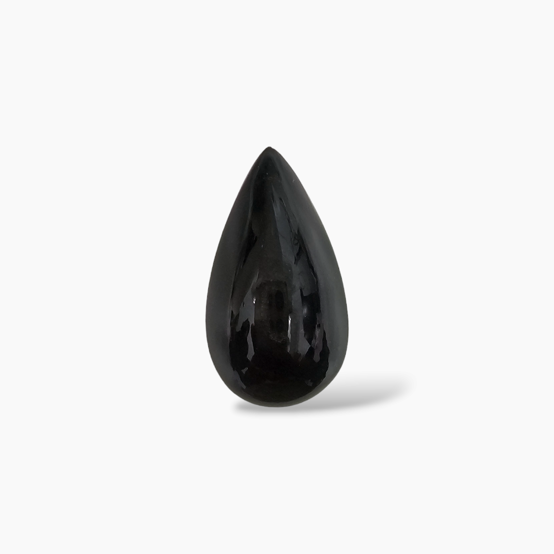 Natural Obsidian  Stone 30.9 Carats Pear Shape  ( 29x16 mm )