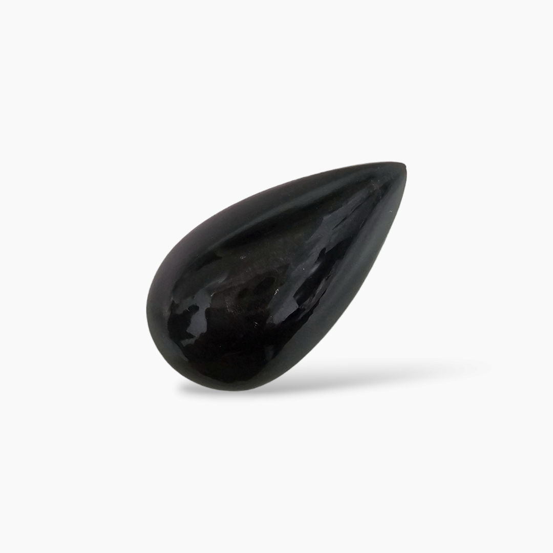 Natural Obsidian  Stone 30.9 Carats Pear Shape  ( 29x16 mm )