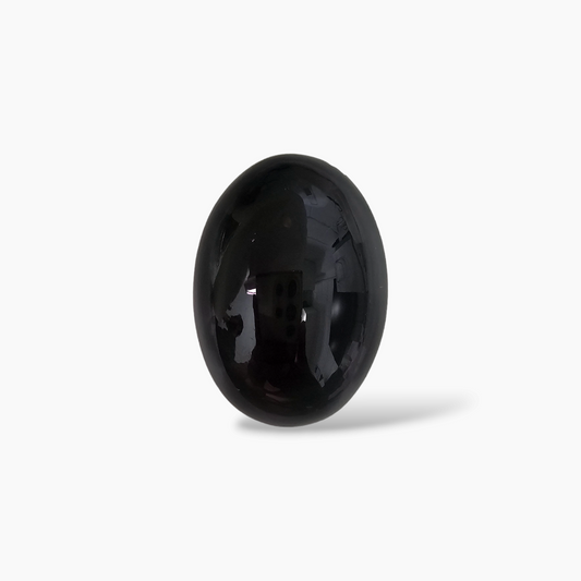 Natural Obsidian  Stone 93.47 Carats Oval Shape  ( 45x35 mm )
