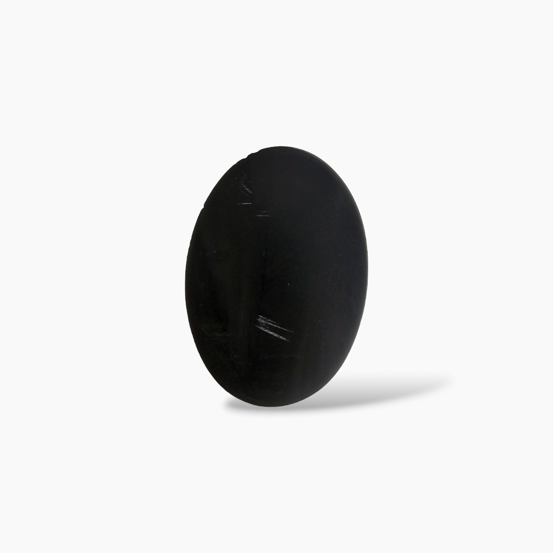Natural Obsidian  Stone 93.47 Carats Oval Shape  ( 45x35 mm )