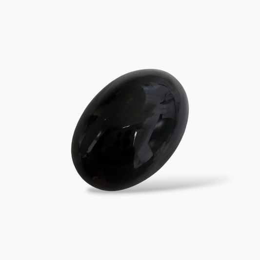 Natural Obsidian  Stone 93.47 Carats Oval Shape  ( 45x35 mm )