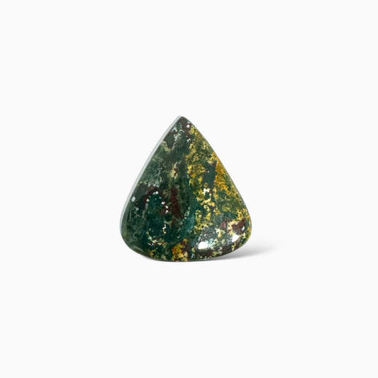 Natural  Ocean Jasper Stone 60.58 Carats Pear Cabochon Shape (45x40x4.5 mm )