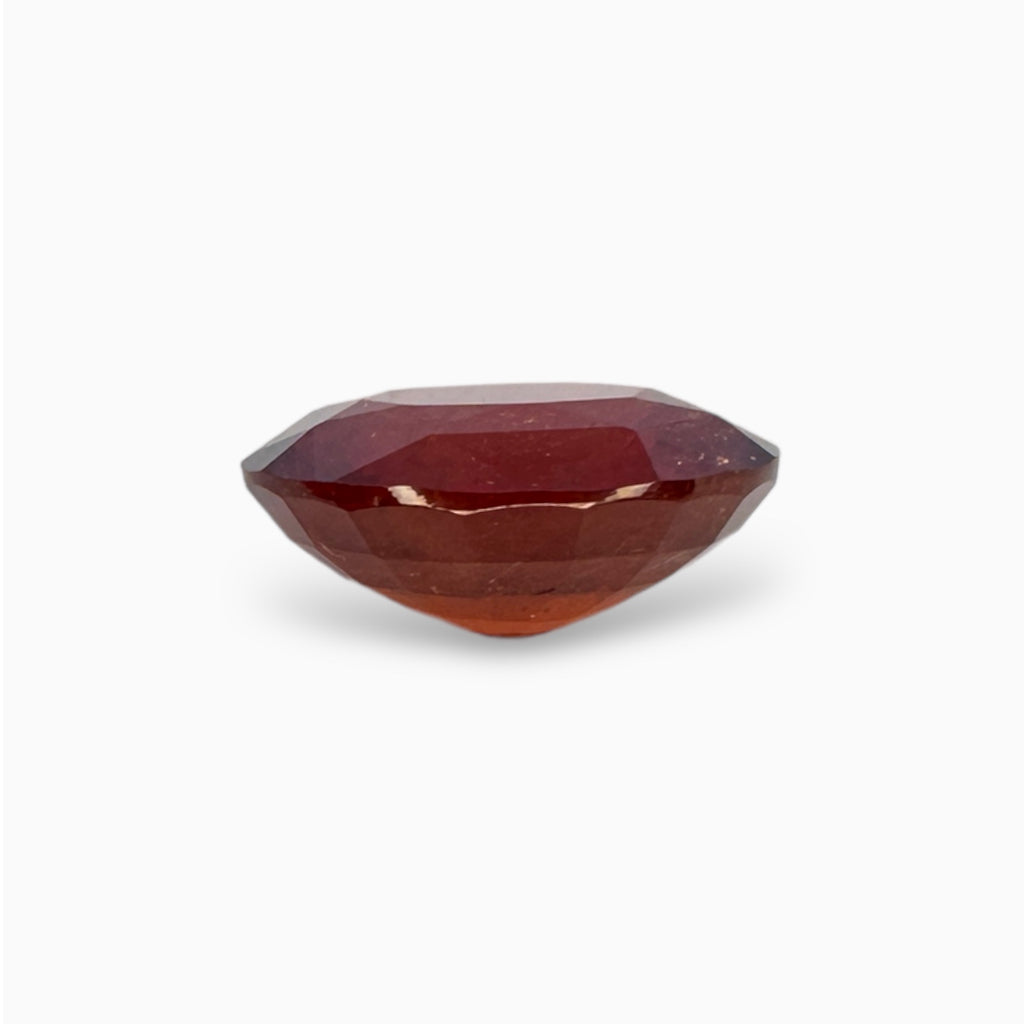 Natural Orange Sapphire Oval Stone 8.89 Carats Certified by IDL from Srilanka