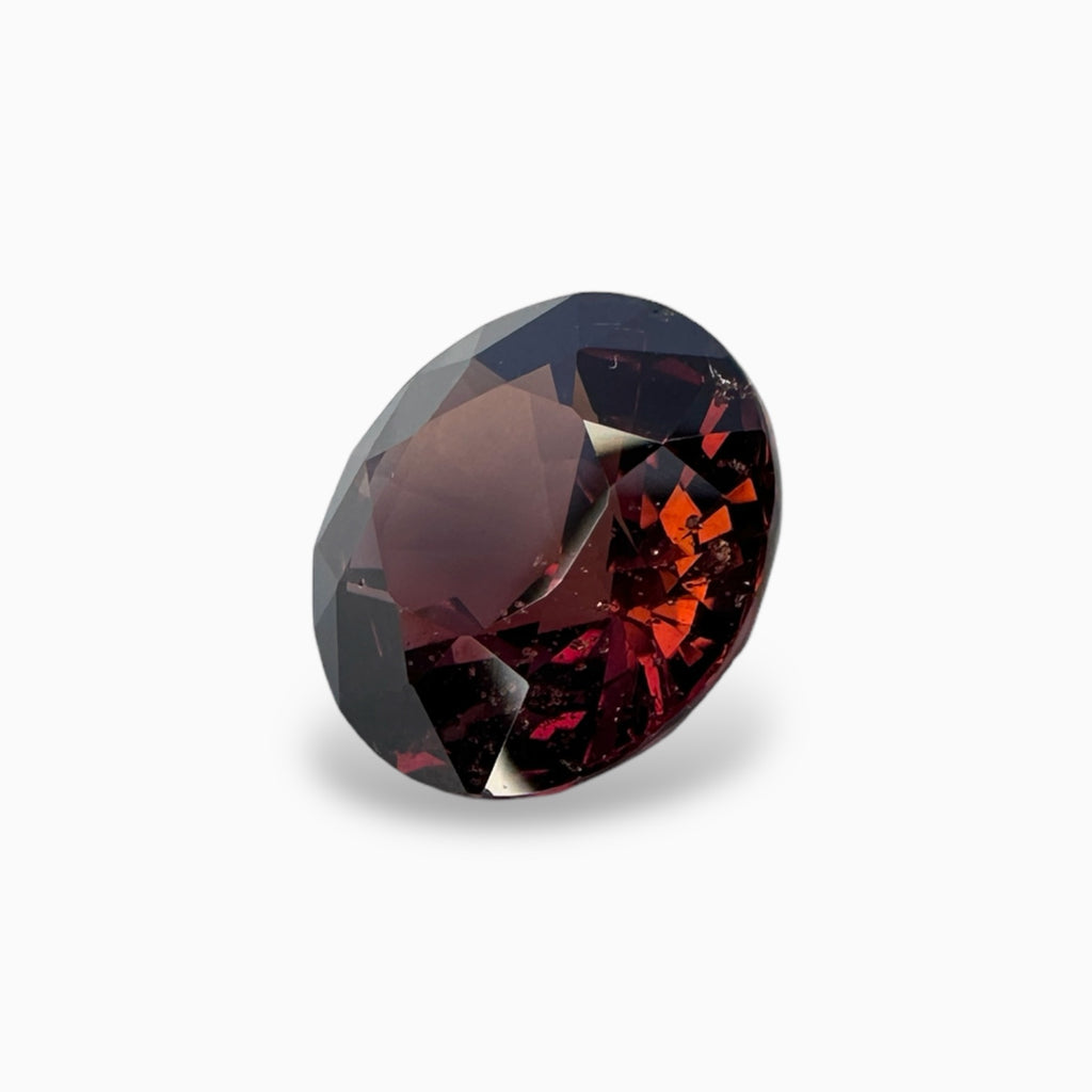 Natural Orange Sapphire Round Stone 3.62 Carats Certified by IDL from Srilanka