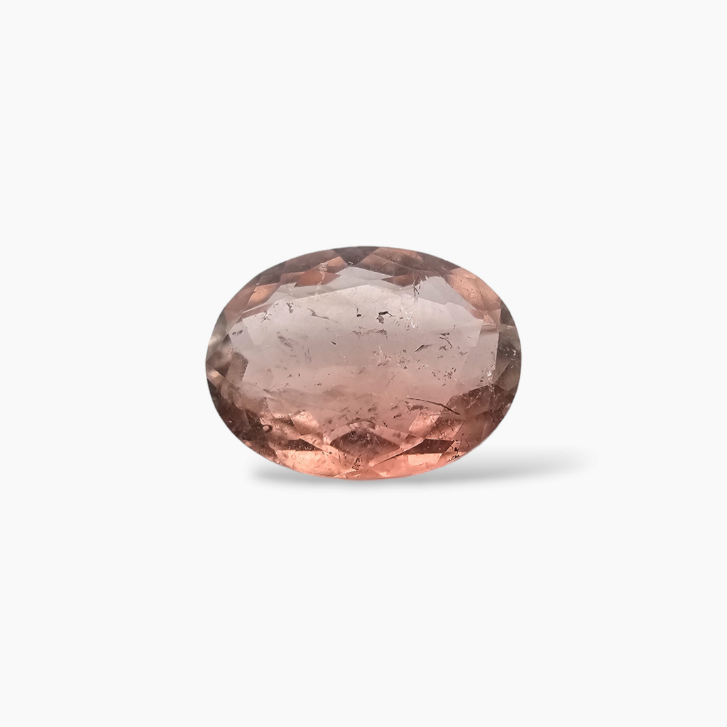 Natural Orange Tourmaline Gemstone in Oval Shape 2.05 Carats