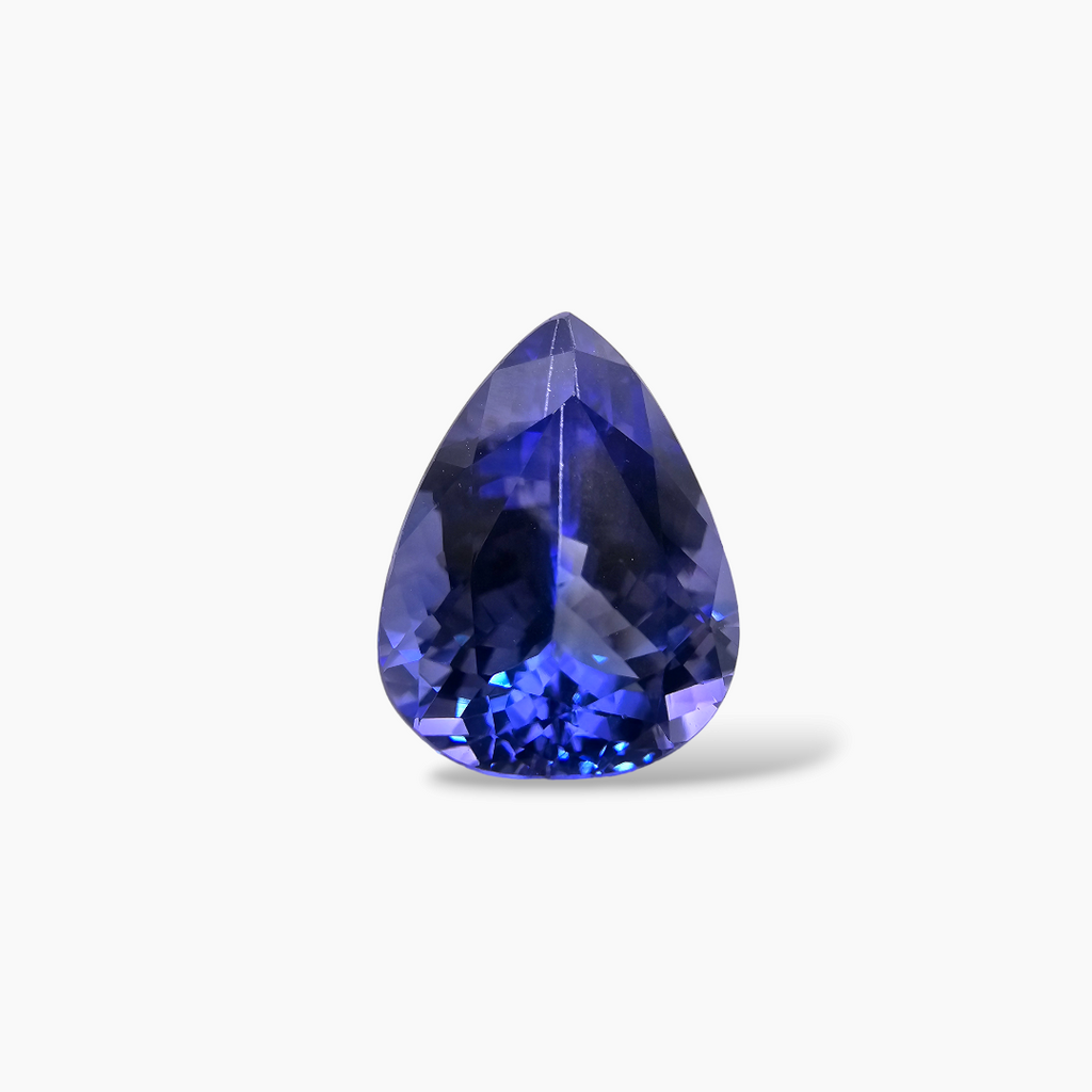 Natural Pear Tanzanite Stone in 8.66 Carats from Tanzania